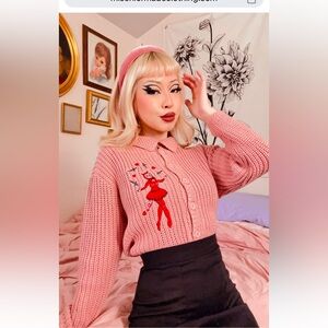 - NWT Mischief Made Dagger Devil cardigan - sold out on site!